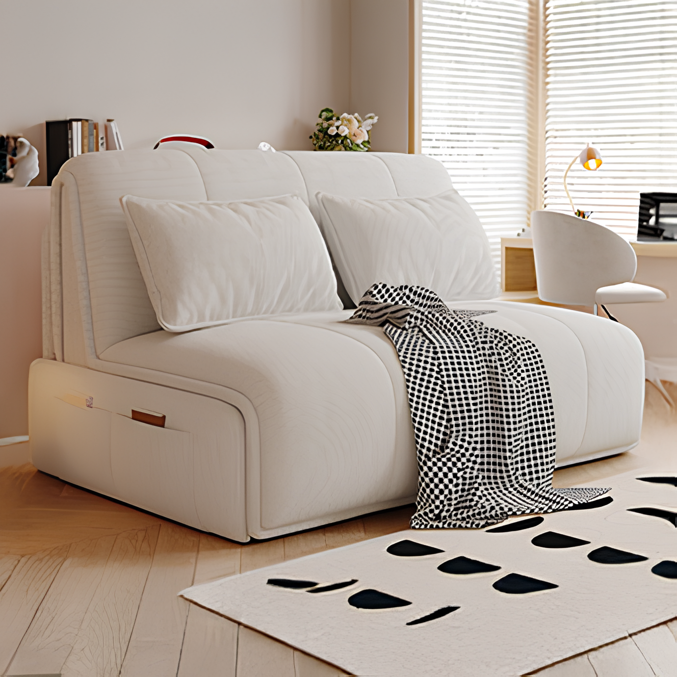 Sofa giường- Bí quyết biến phòng khách thành sân chơi cho trẻ chỉ với 3s