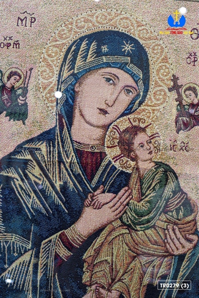 Tranh Dệt Ý Đức Mẹ Hằng Cứu Giúp 60x80cm_thumbnail_2