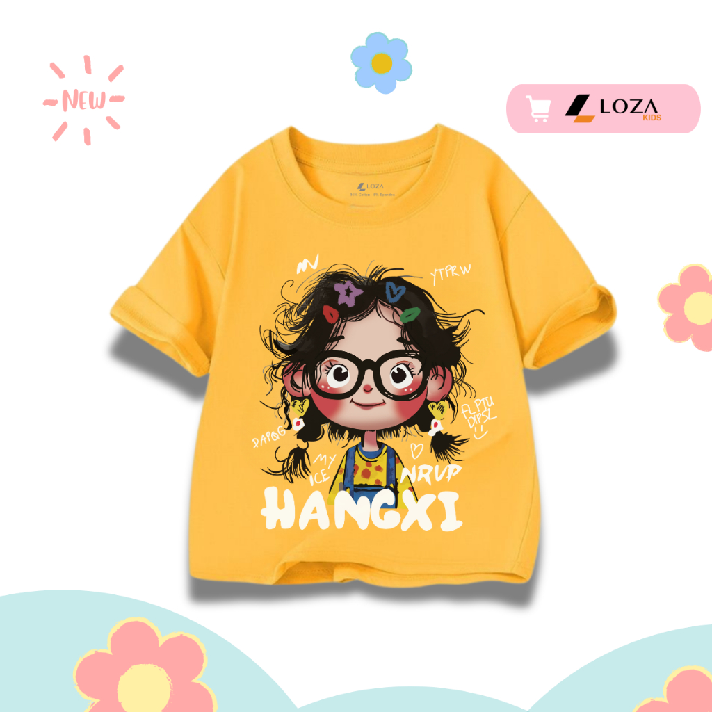 Áo phông bé gái in hình 'Cô gái Hang-xi' -Loza Kids AT3126_thumbnail_3