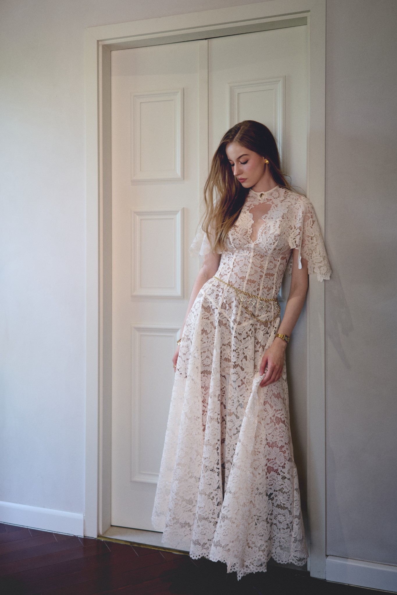 Paris Cape Dress JCV169