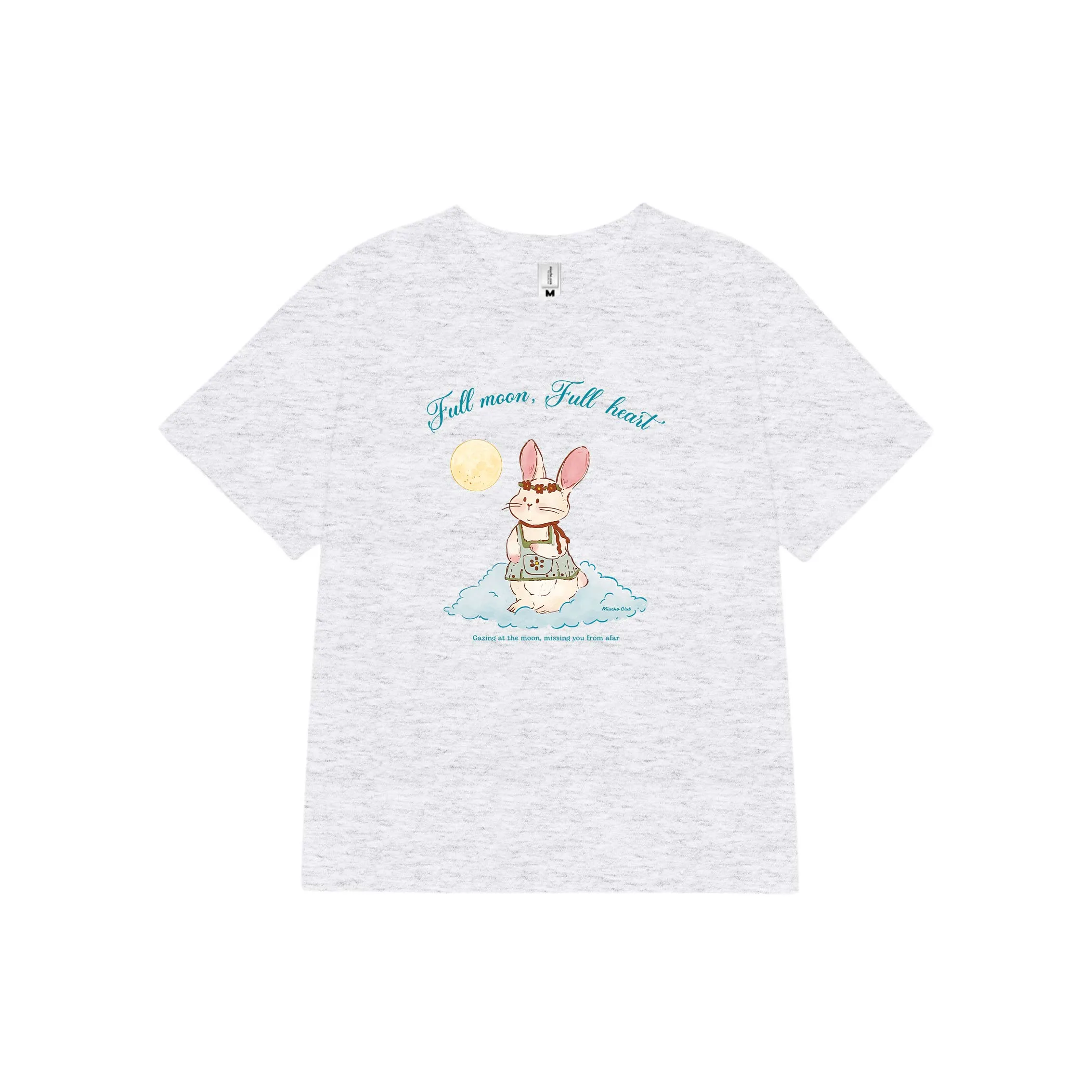 Áo baby tee hình thỏ đáng yêu cho nữ 2612 Miucho chất vải cotton thoáng mát mềm mại in mix_thumbnail_0