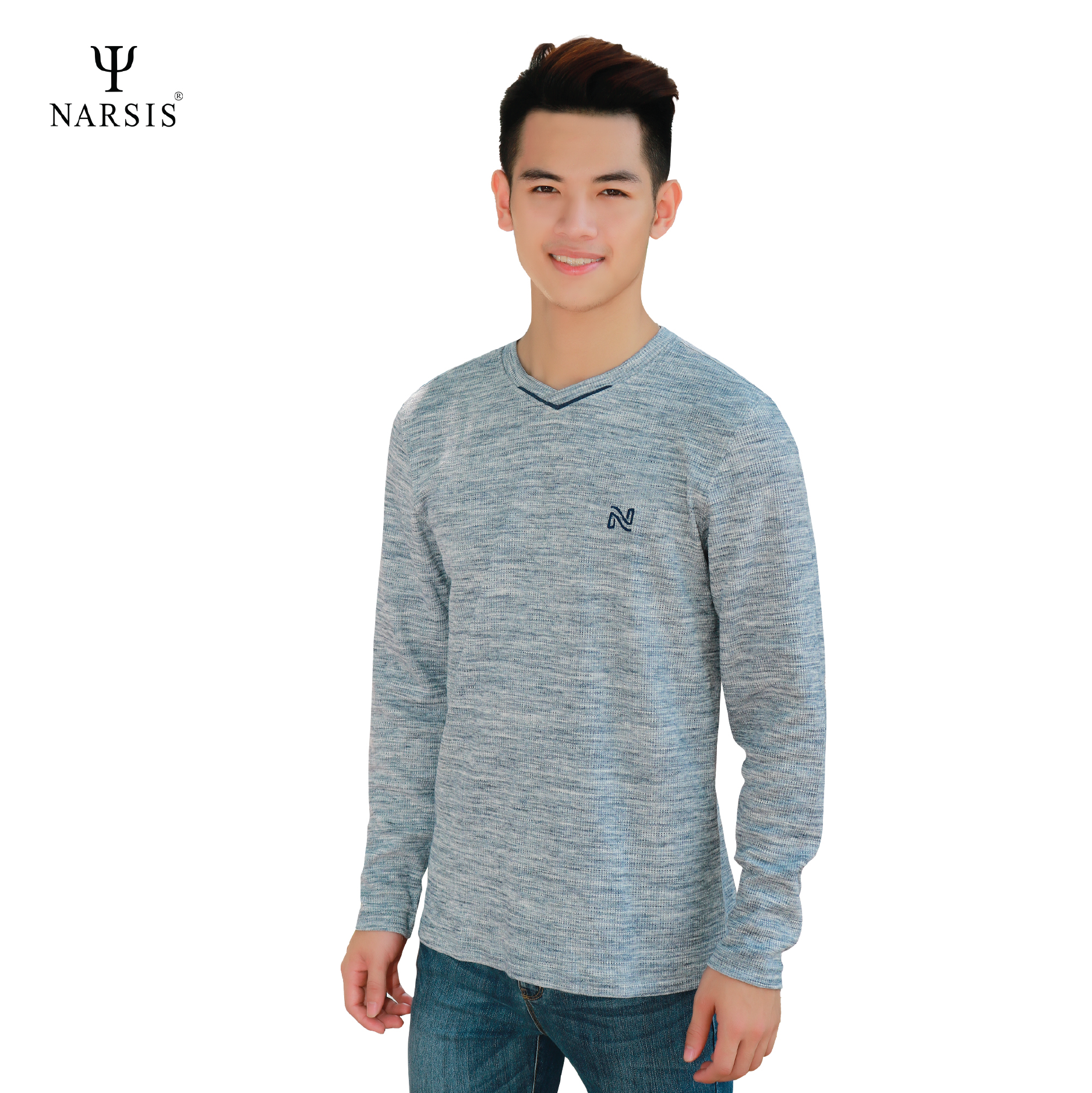 ÁO THU ĐÔNG NAM D7091 D7091 NARSIS CHẤT LIỆU THOÁNG MÁT, DỄ CHỊU, THOẢI MÁI CẢ NGÀY, DỄ VẬN ĐỘNG_thumbnail_3