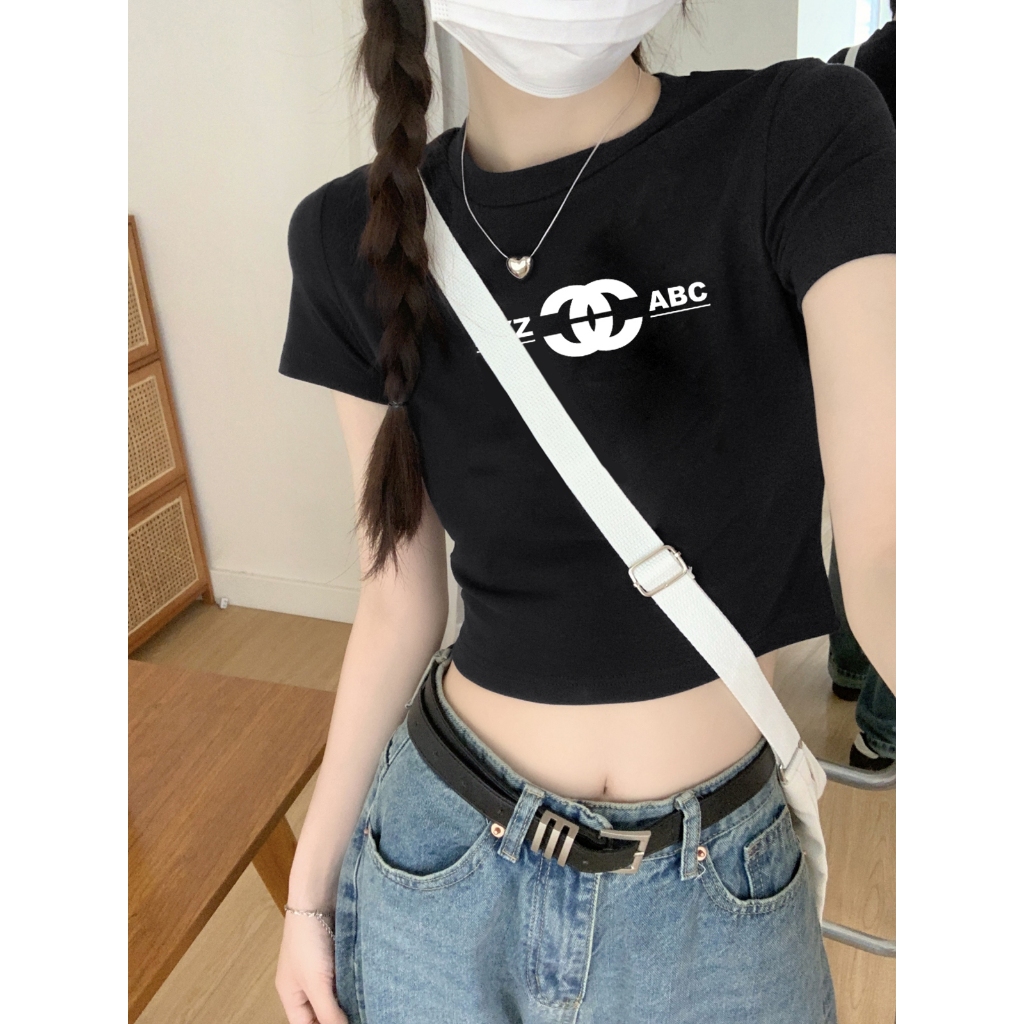 [Form Ôm] Áo croptop nữ ôm body in hình thời trang - Áo croptop ôm Loza G0131_thumbnail_1