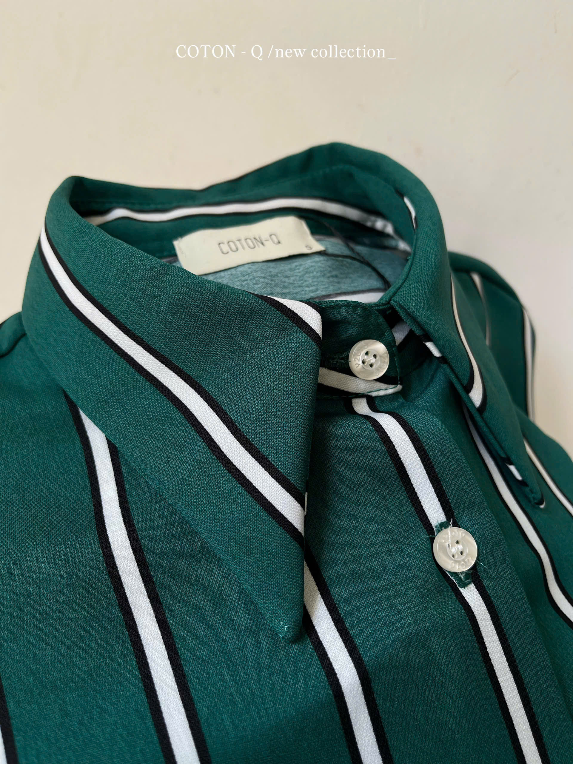 Áo somi tay dài sọc xanh đậm_thumbnail_2