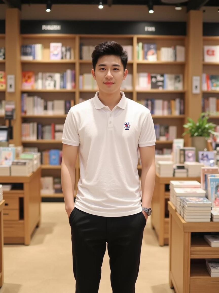 Áo polo nam form vừa 1895 Miucho Iconic vải cá sấu đứng form thoáng mát in basic_thumbnail_3