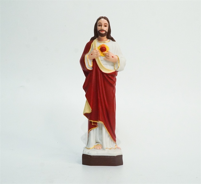 Tượng sứ Chúa Thánh Tâm 12cm ✔