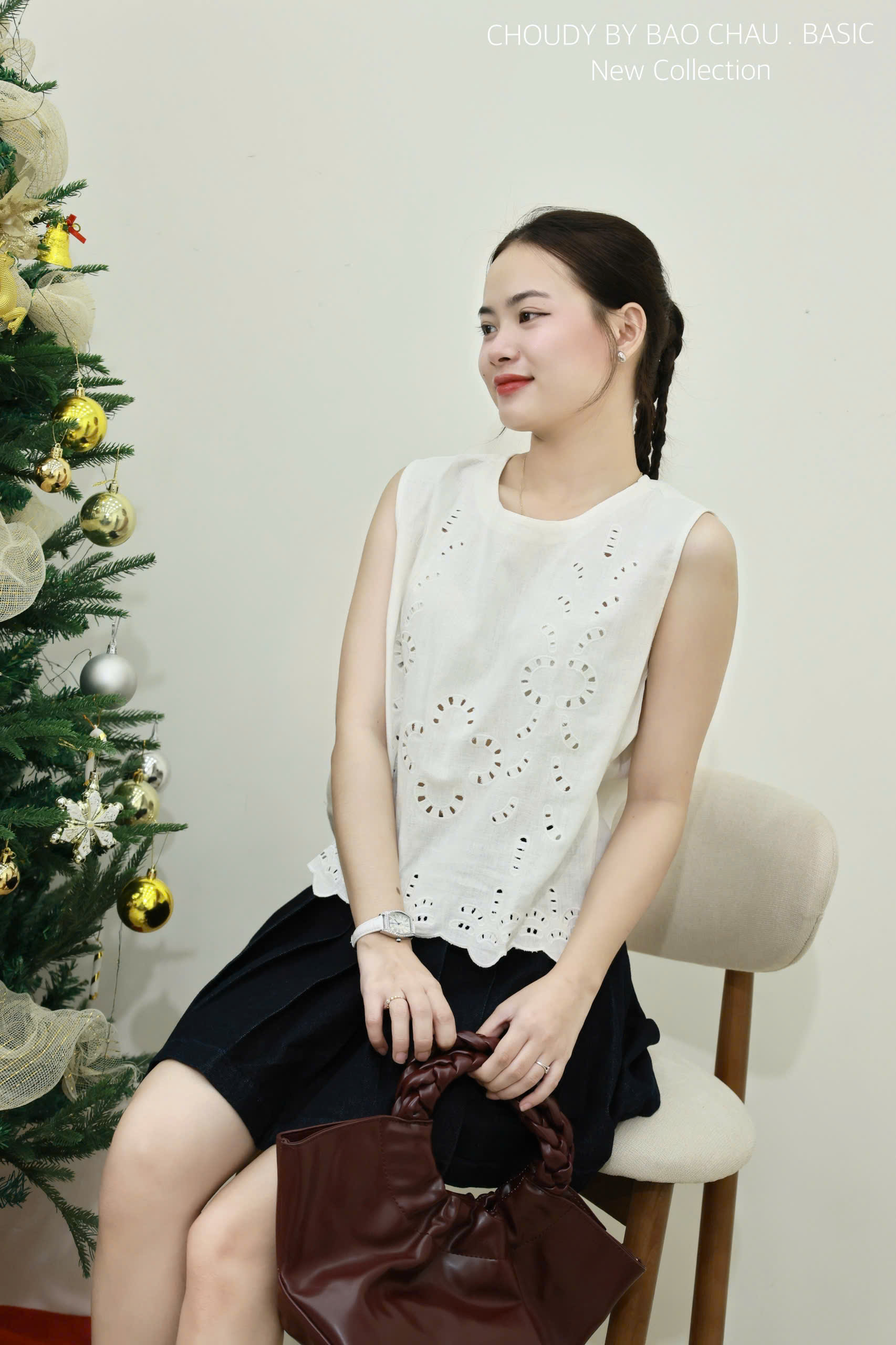 SALE U330 ÁO KIỂU ĐỤC LỖ_thumbnail_5