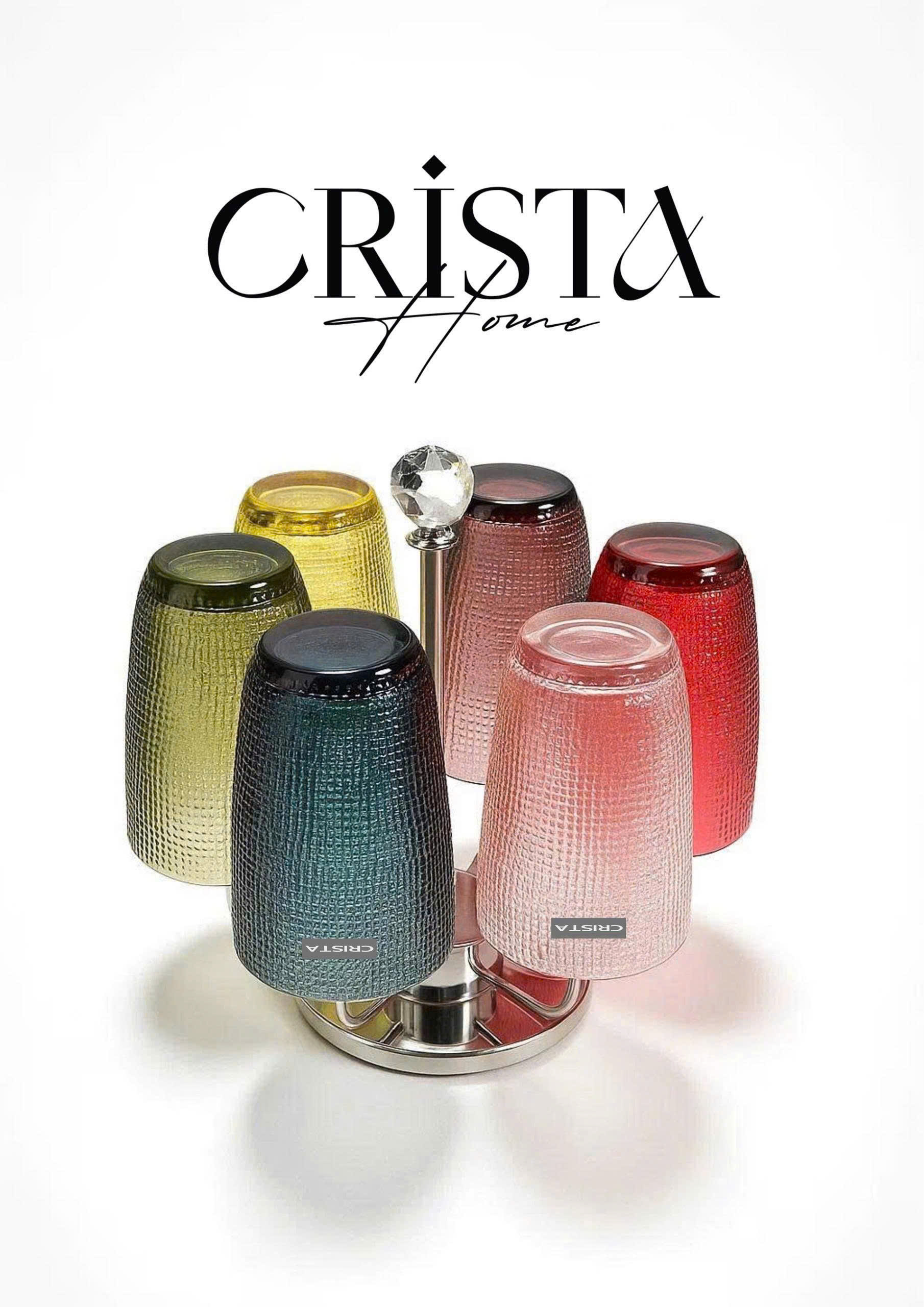 Bộ 6 cốc thủy tinh CRISTA HOME  vân lưới dập nổi 420 ml_thumbnail_58