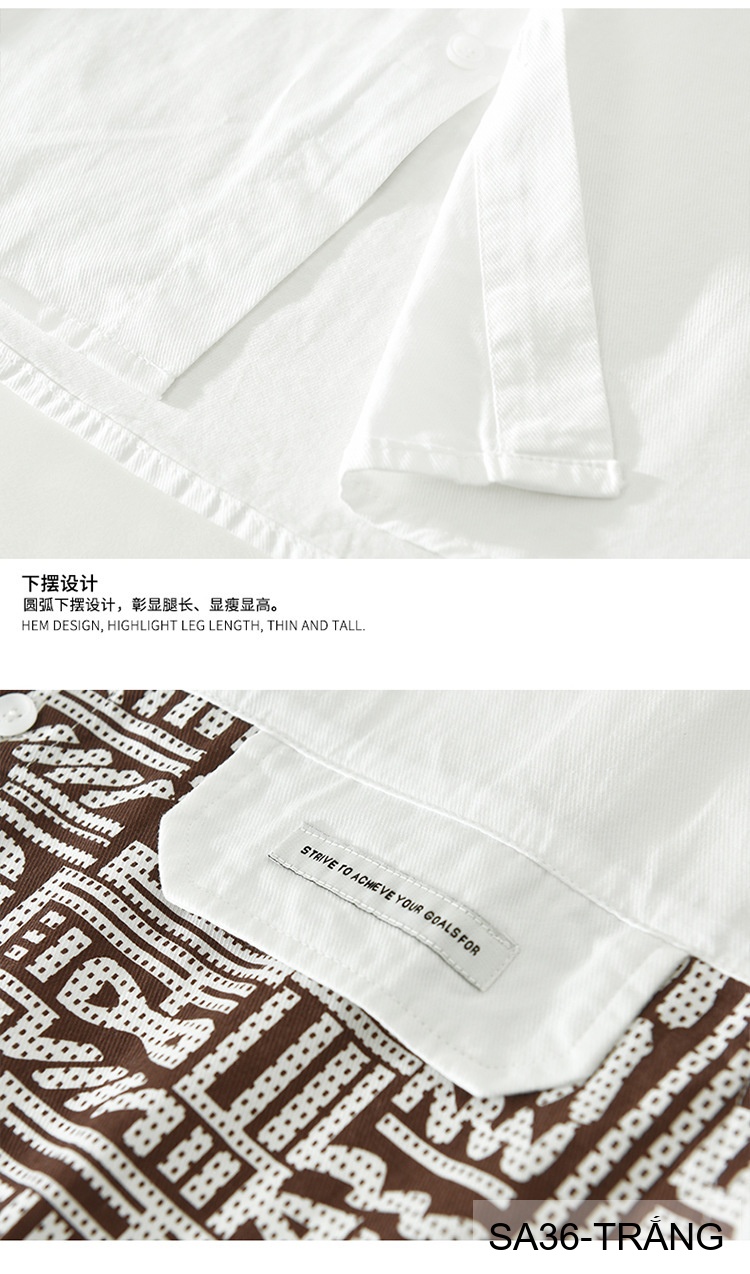 SA36 - Áo sơ mi nam tay ngắn họa tiết phối màu phong cách Hàn Quốc_thumbnail_10