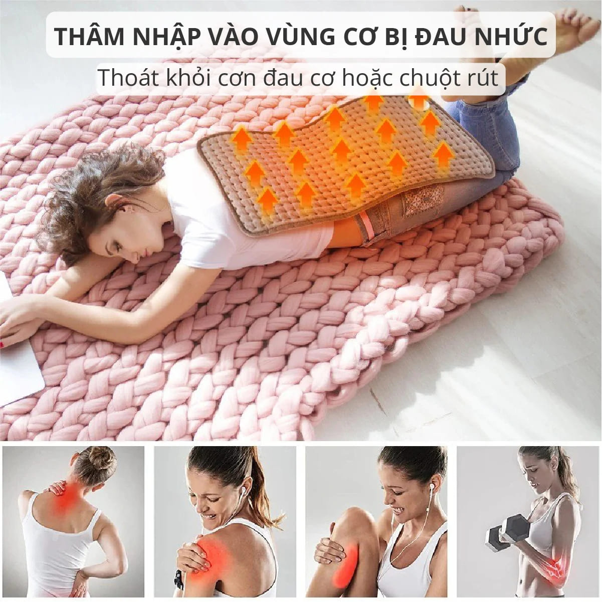 Thảm Chườm Nóng Kachi MK363 giảm đau nhức, đệm sưởi ấm, chăn điện_thumbnail_11