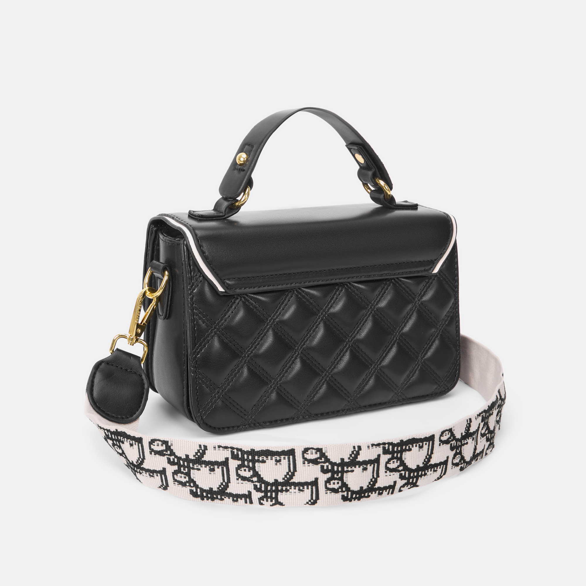 TX17 - Túi Xách Da Họa Tiết Khóa_thumbnail_2