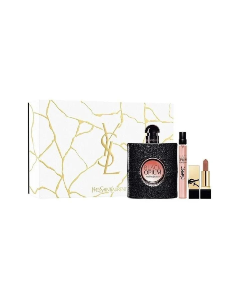 Gift set Yves Saint Laurent Black Opium EDP 3pcs (NH 90ml + NH 10ml + Son 1.3g)