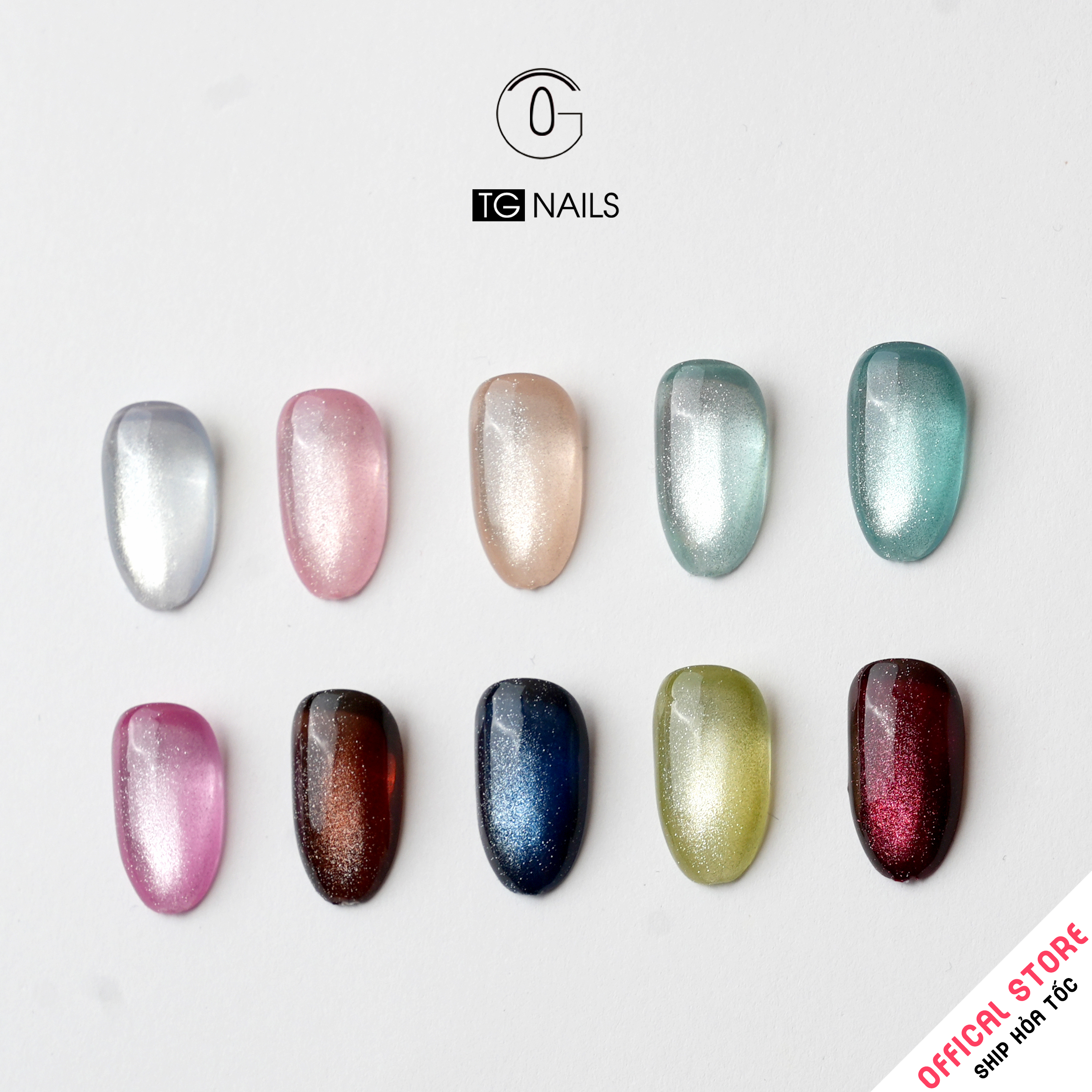 ComBo 10 màu Mắt Mèo Kim Cương TG Nails kèm bảng màu_thumbnail_3