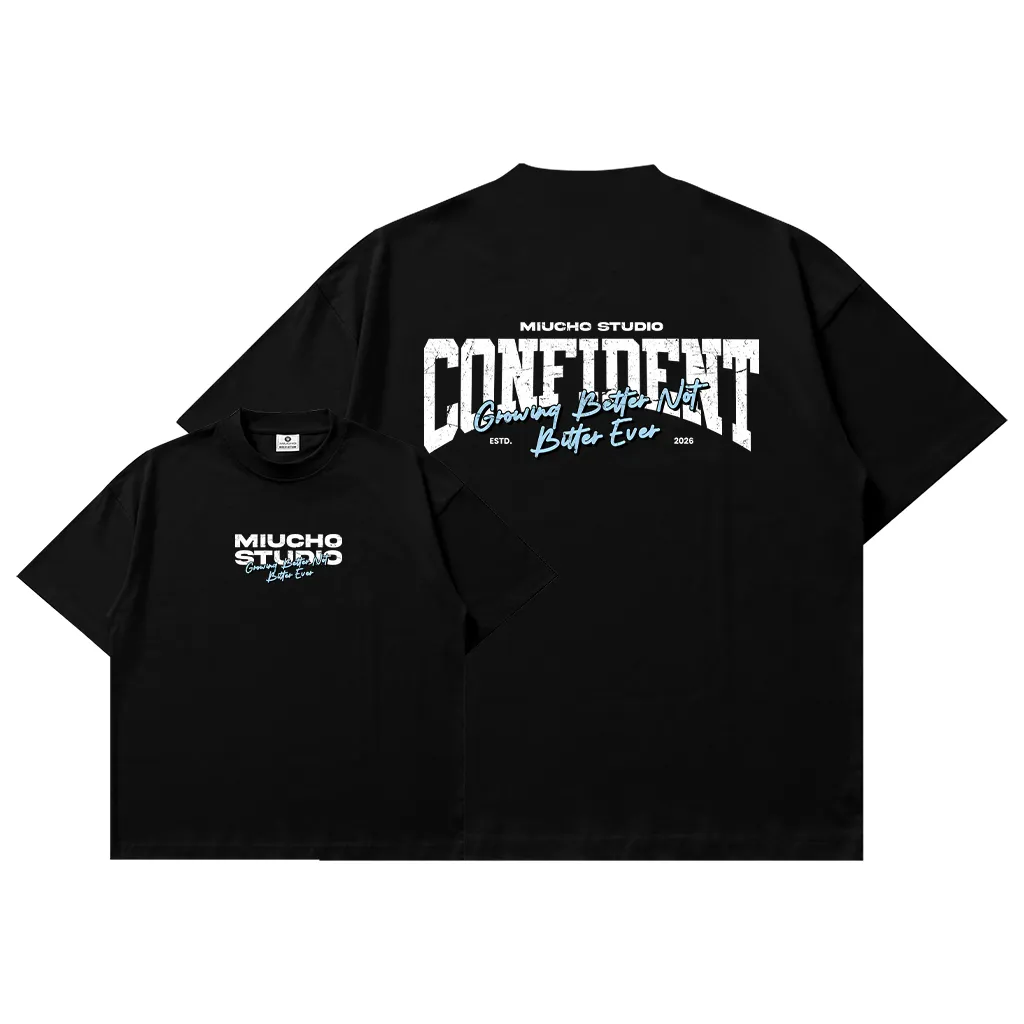 Áo thun boxy unisex chữ basic Miucho 3054_thumbnail_8