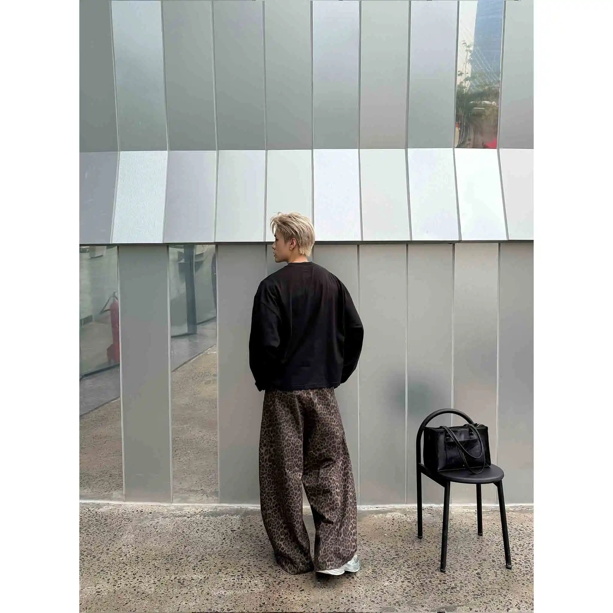 Áo thun tay dài form boxy Miucho Club vải cotton thoáng mát dày dặn dễ phối hình ngựa in mix 2786_thumbnail_8