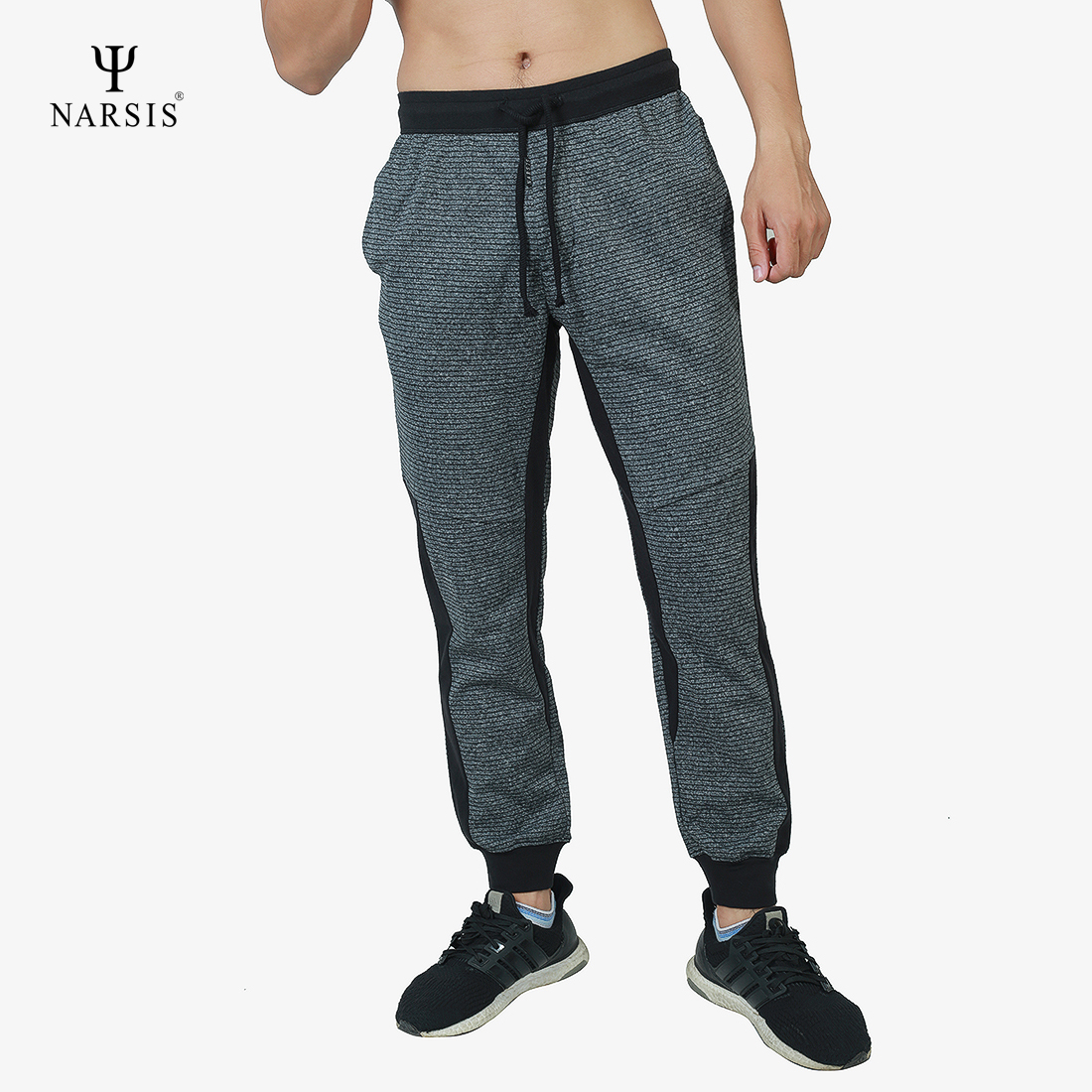 QUẦN DÀI NAM NARSIS  GHI XÁM PHẨY ĐEN G8005 NARSIS VẢI NỈ ẤM ÁP, MỀM MẠI, THÍCH HỢP MÙA ĐÔNG, GIỮ...