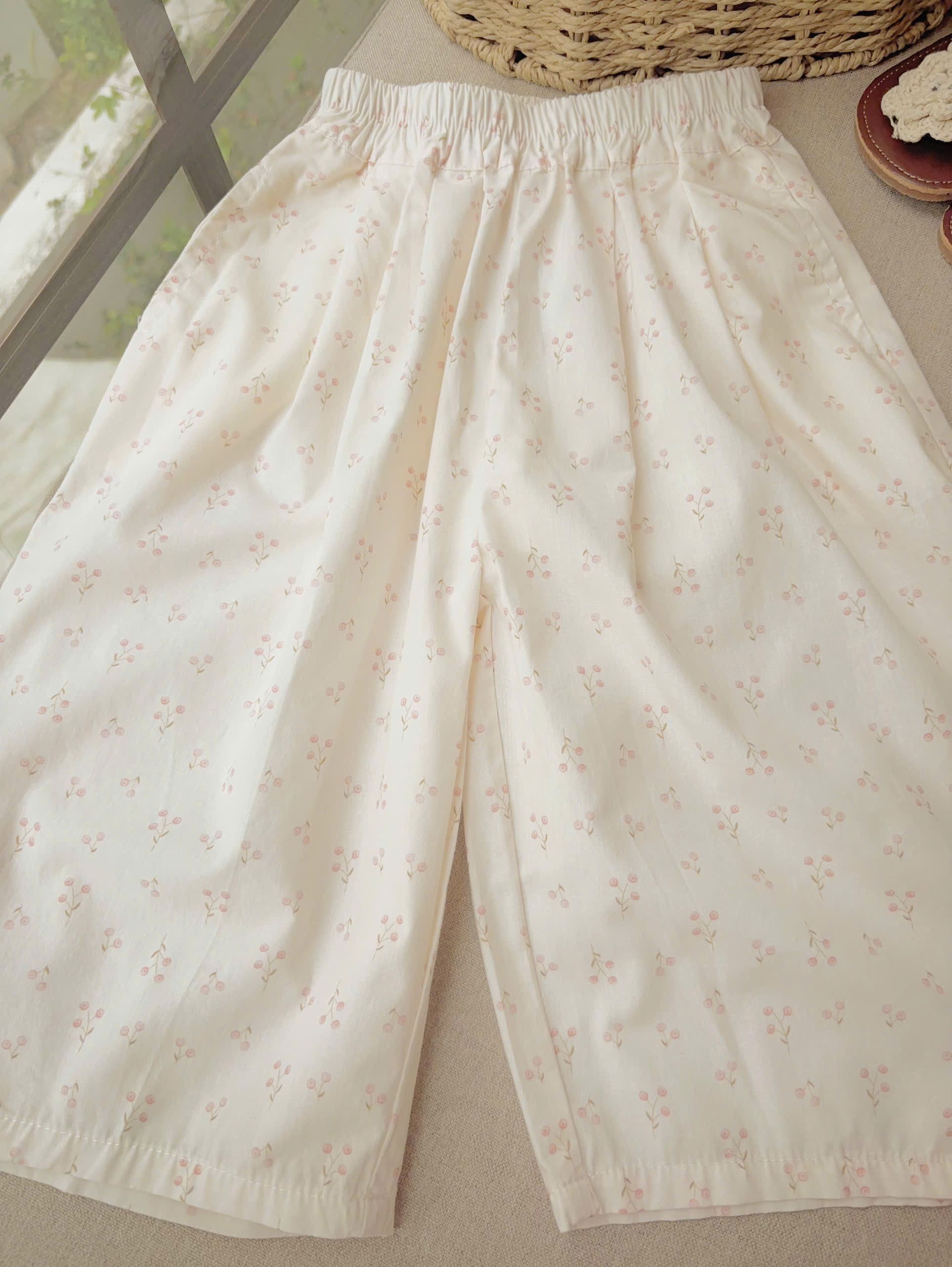 (H169) Quần thô hoá nhí 2 màu vàng và hồng hãng Seven_thumbnail_1