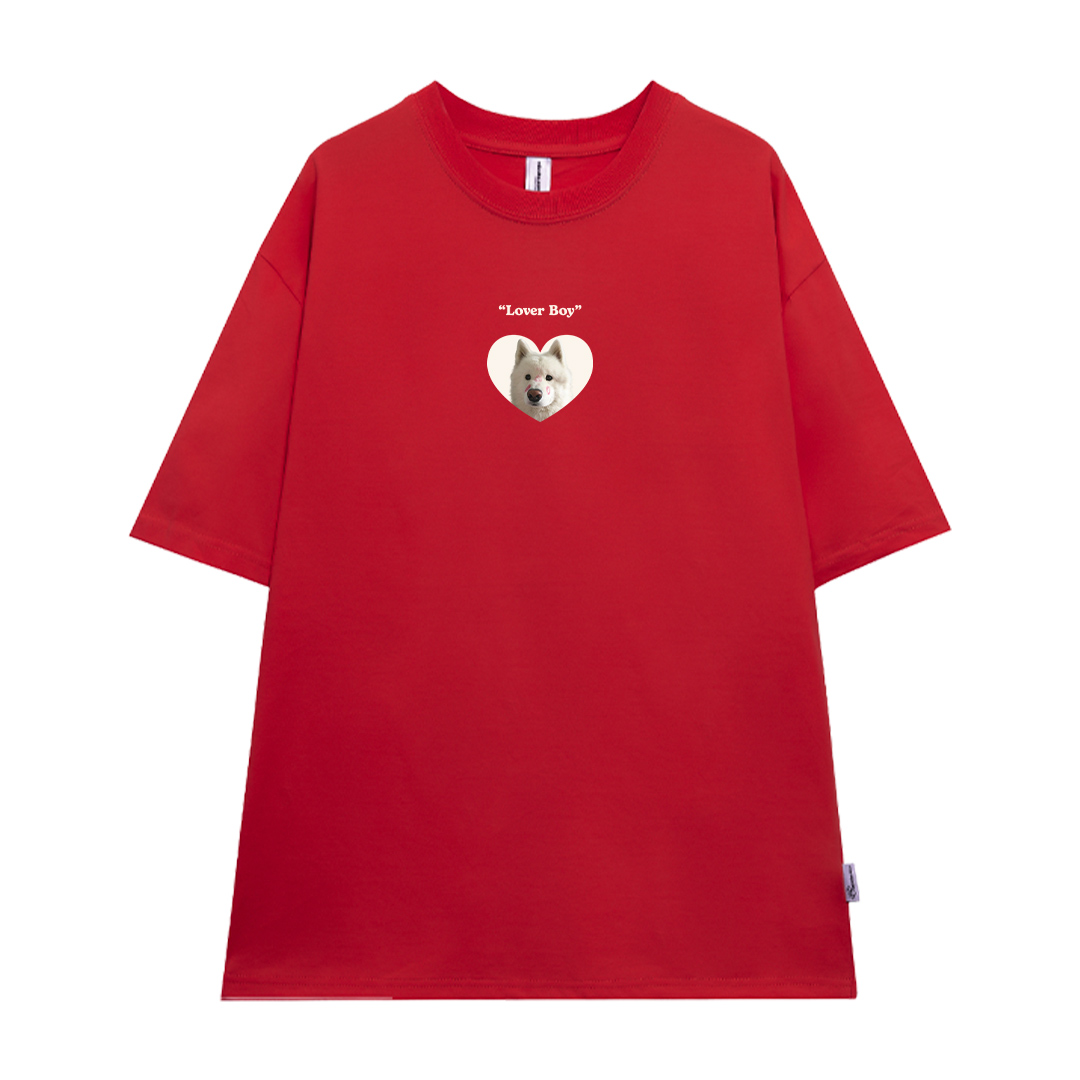 Áo thun cặp nam nữ LOVER form rộng 1956 Miucho cổ tròn vải 4c cotton 220gsm thoáng mát in mix_thumbnail_15