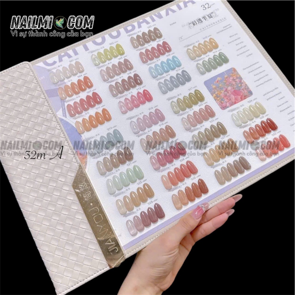 Set sơn gel - Sơn thạch -  32 màu - JIANYOU