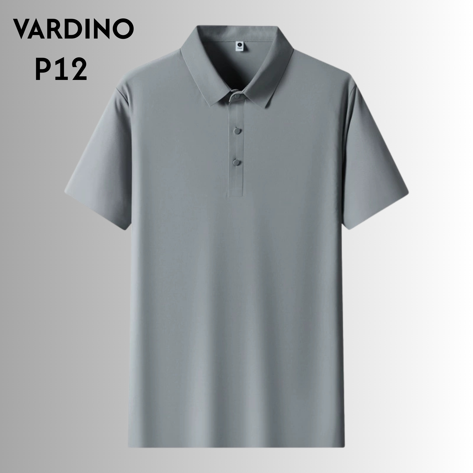 Áo polo băng lạnh xám Vardino P12