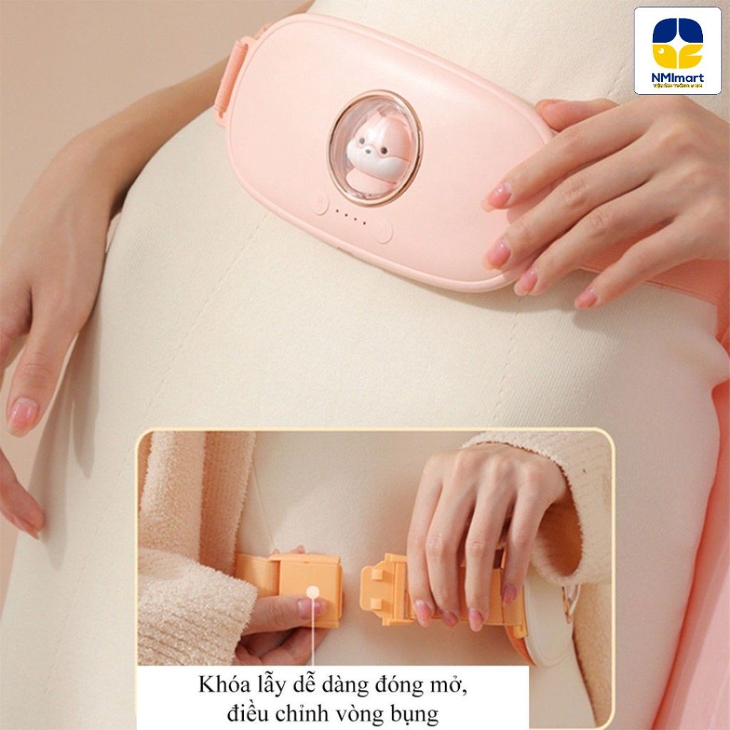 Đai Đeo Massage NMIMART Làm Ấm Bụng, Giảm Đau Cho Phụ Nữ Đến Kì DSB01_thumbnail_6