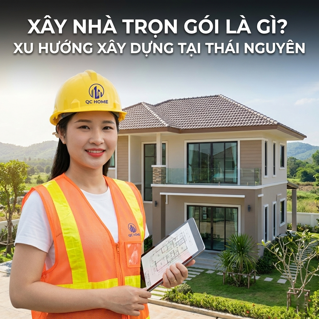 Báo Giá Xây Nhà Trọn Gói Thái Nguyên 2026 | QC HOME Uy Tín