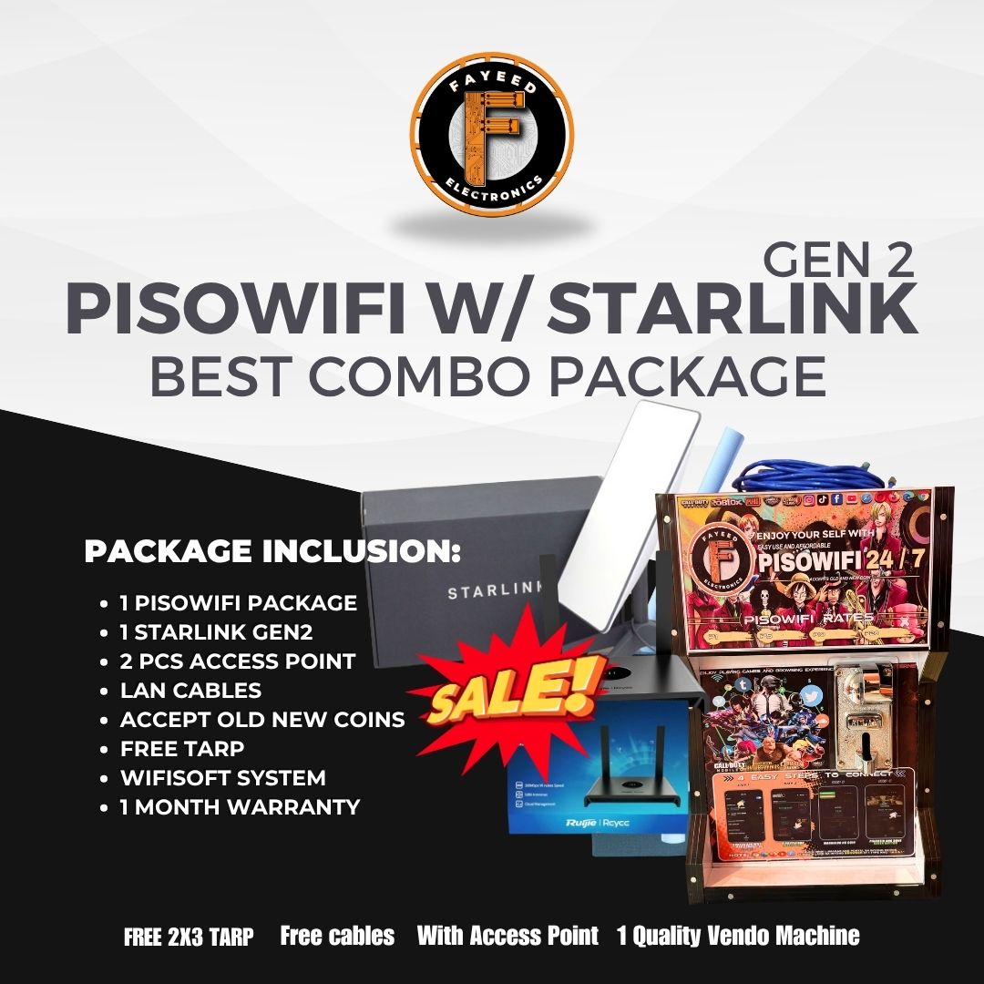 Pisowifi w/ Starlink kit Gen2