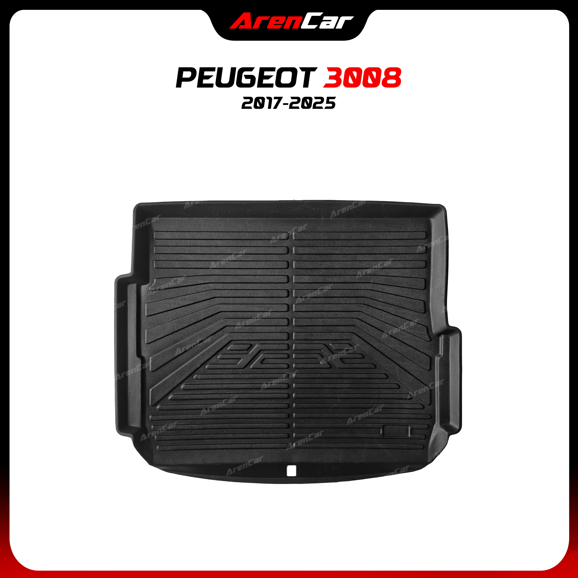Thảm lót cốp nhựa đúc TPE Peugeot 3008