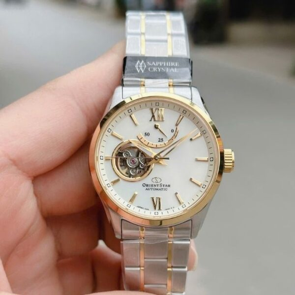 Orient Star lộ tim Demi vàng Automatic RE-AT0004S00B