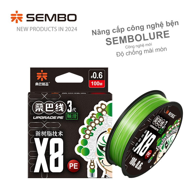 Dây PE X8 SEMBO Thế Hệ 3