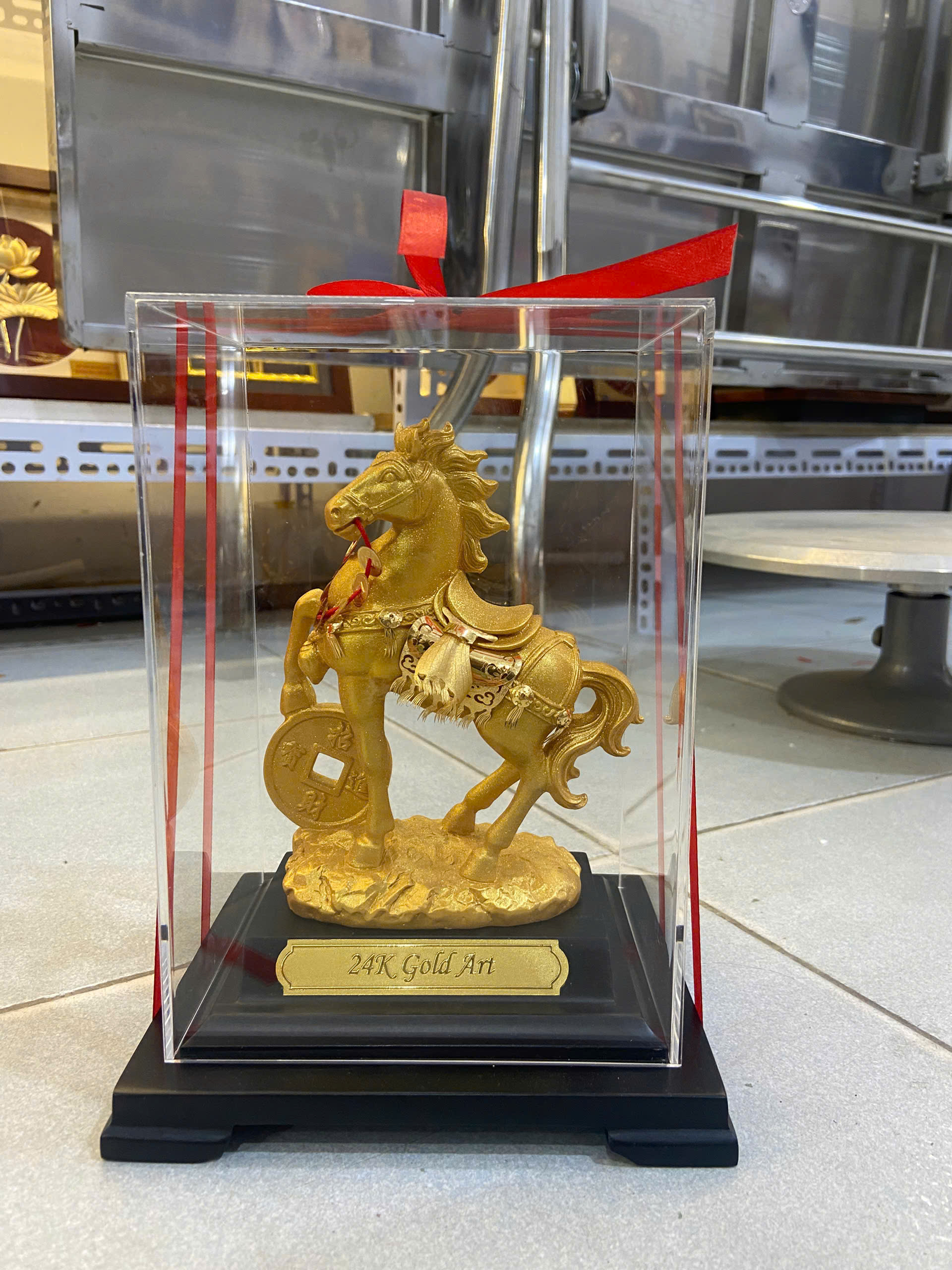 Tượng ngựa mã đáo thành công dát vàng 24k KT21x16x24_thumbnail_4