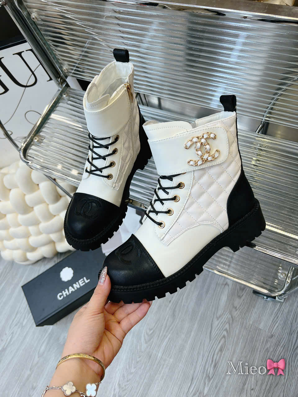 GIÀY BOTS CAO CỔ CHANENL