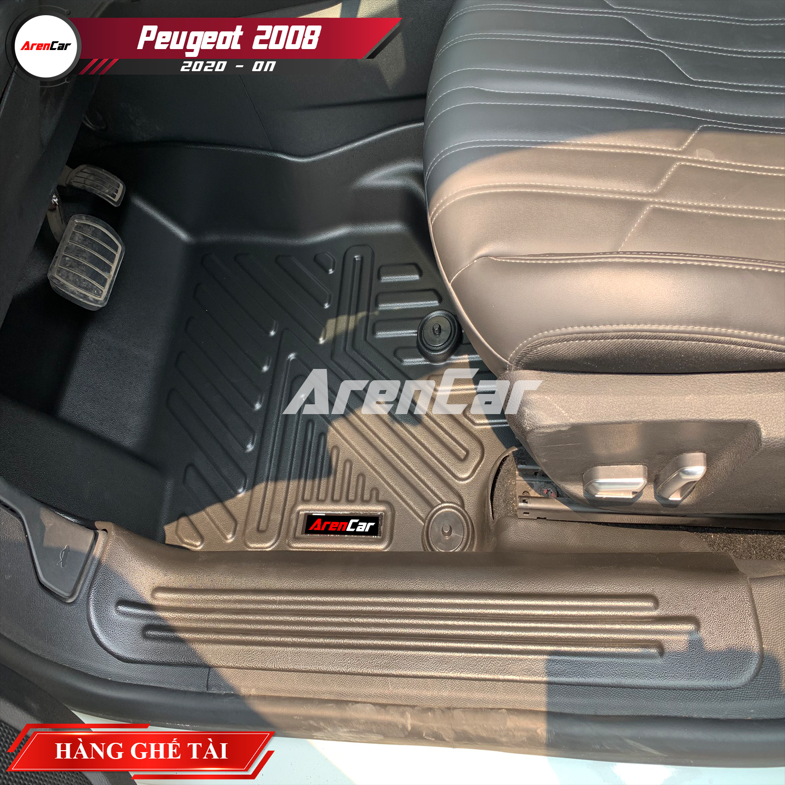 [Aren Car] Thảm Lót Sàn Ô Tô TPE Khuôn Đúc Peugeot 2008_thumbnail_1