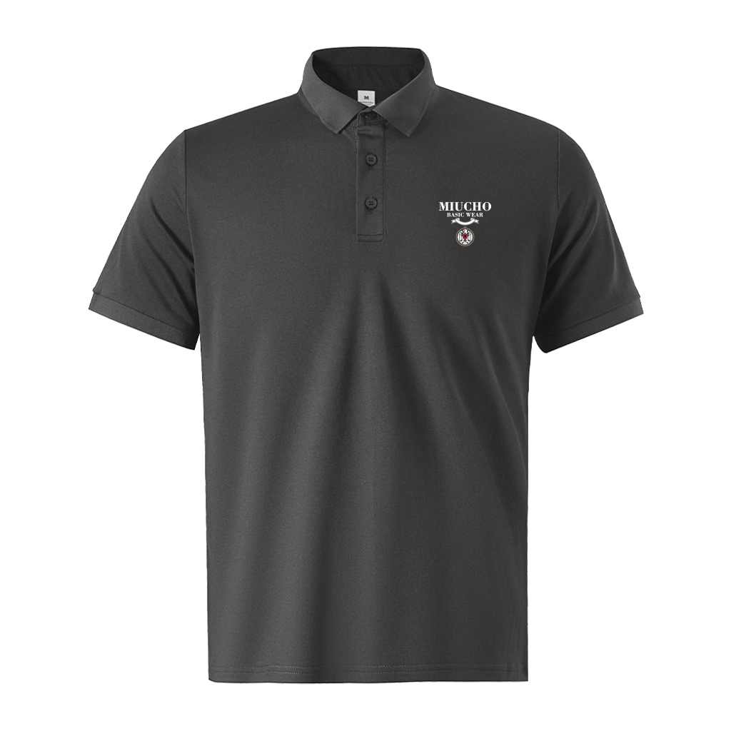 Áo polo nam form vừa 1872 Miucho Iconic vải cá sấu đứng form thoáng mát in basic_thumbnail_9