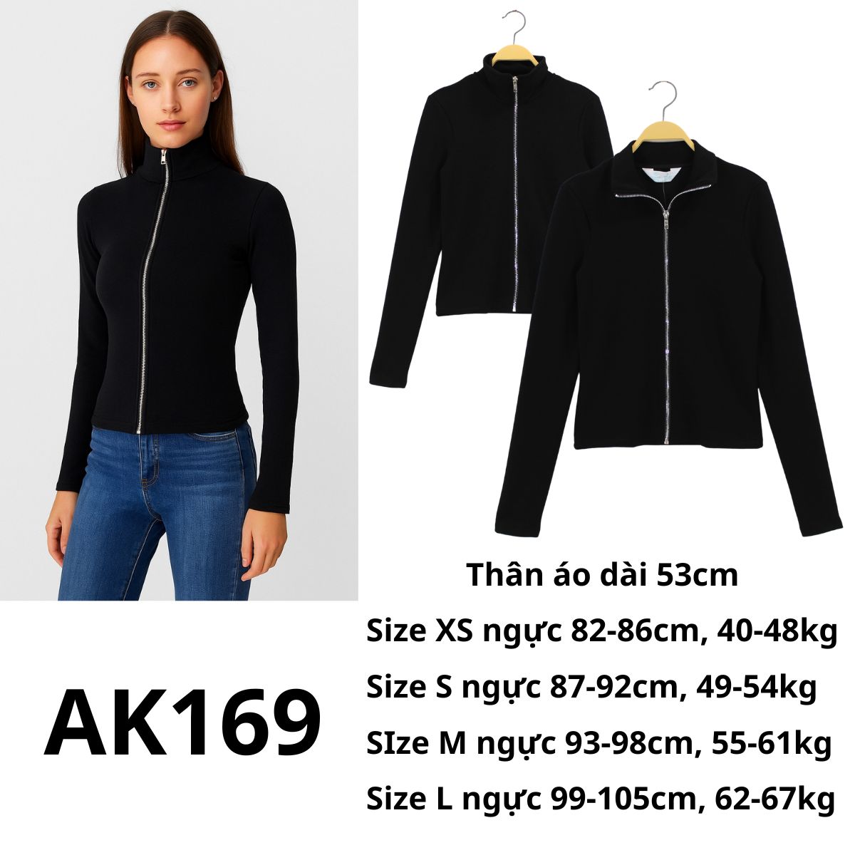 AK169 ÁO KHOÁC ÔM