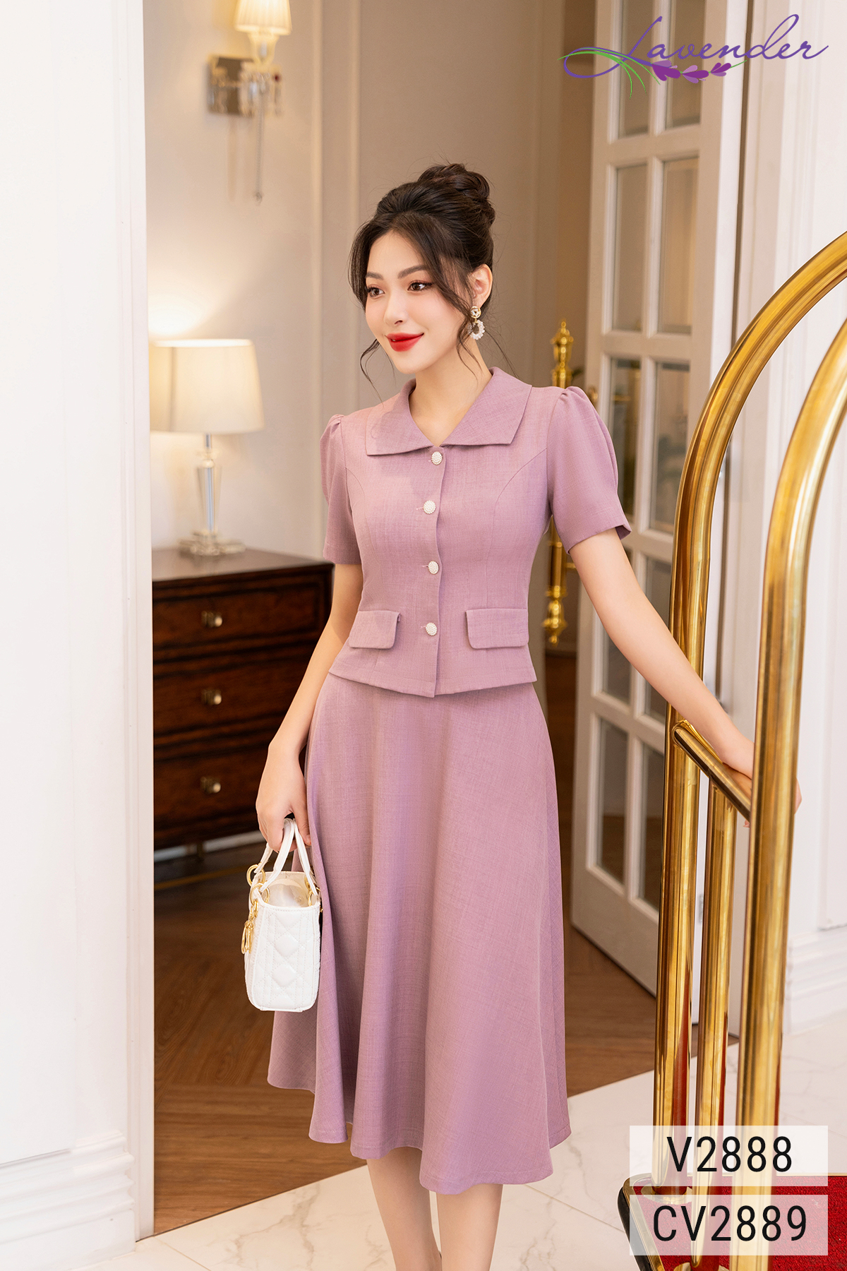 Chân váy xòe Thời trang Lavender màu tím CV2889_thumbnail_1
