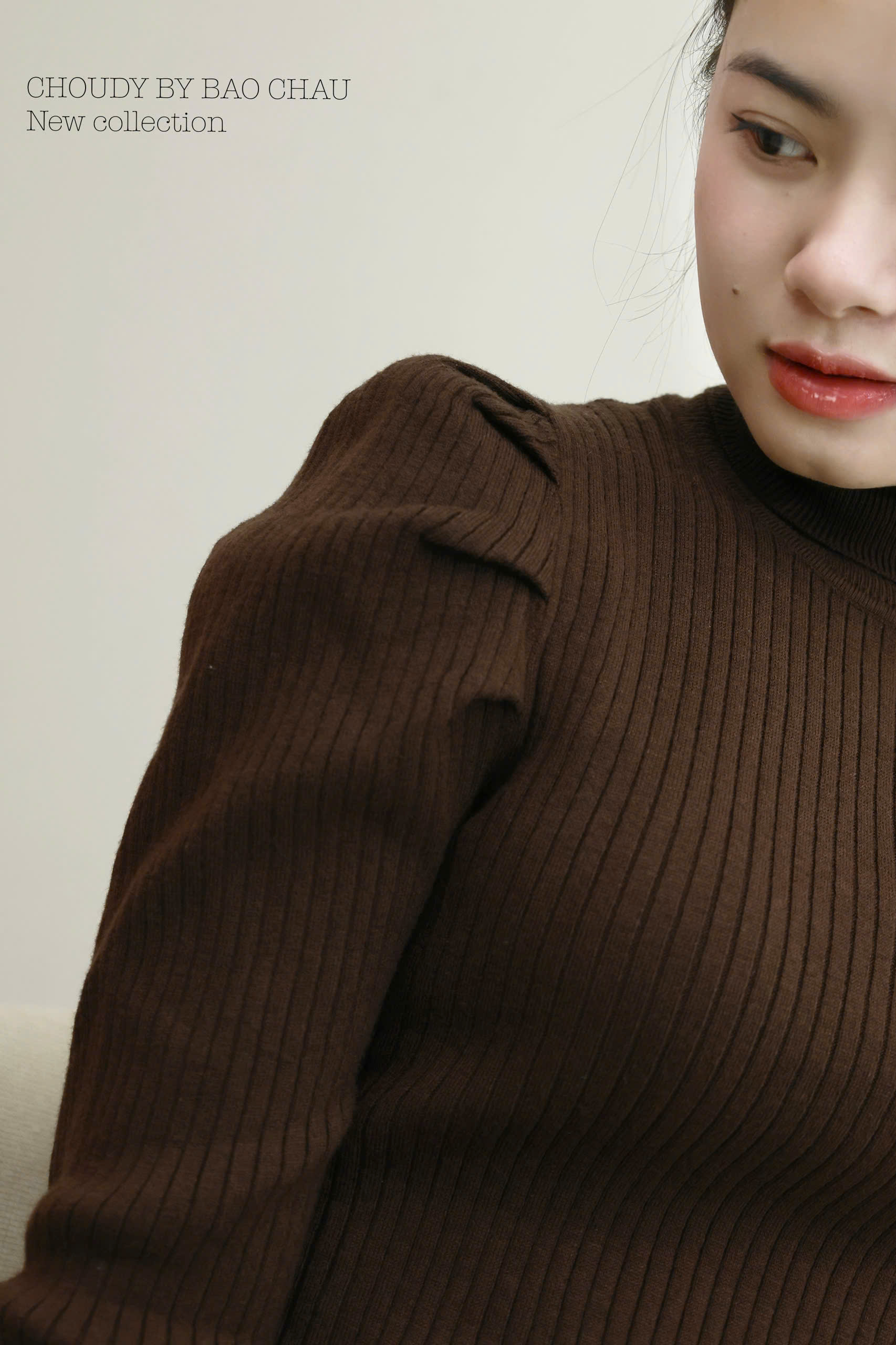 SALE A776 ÁO CỔ LỌ NÂU_thumbnail_6