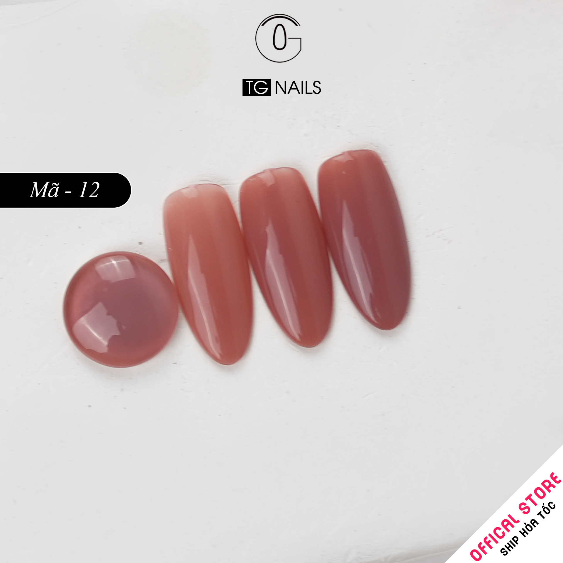 Sơn gel thạch đục TG cọ tròn chai hồng 15ml_thumbnail_18