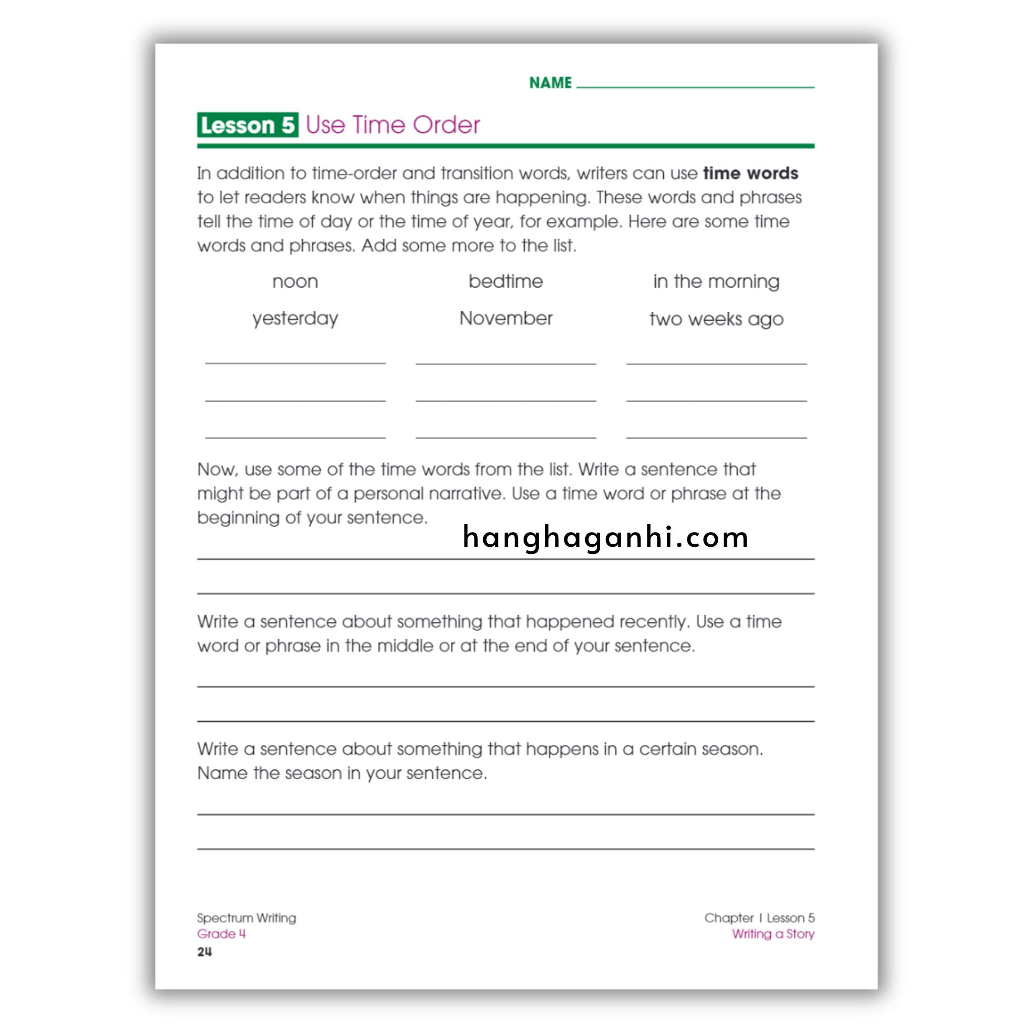Sách Spectrum Writing Workbook Grade 4_thumbnail_14