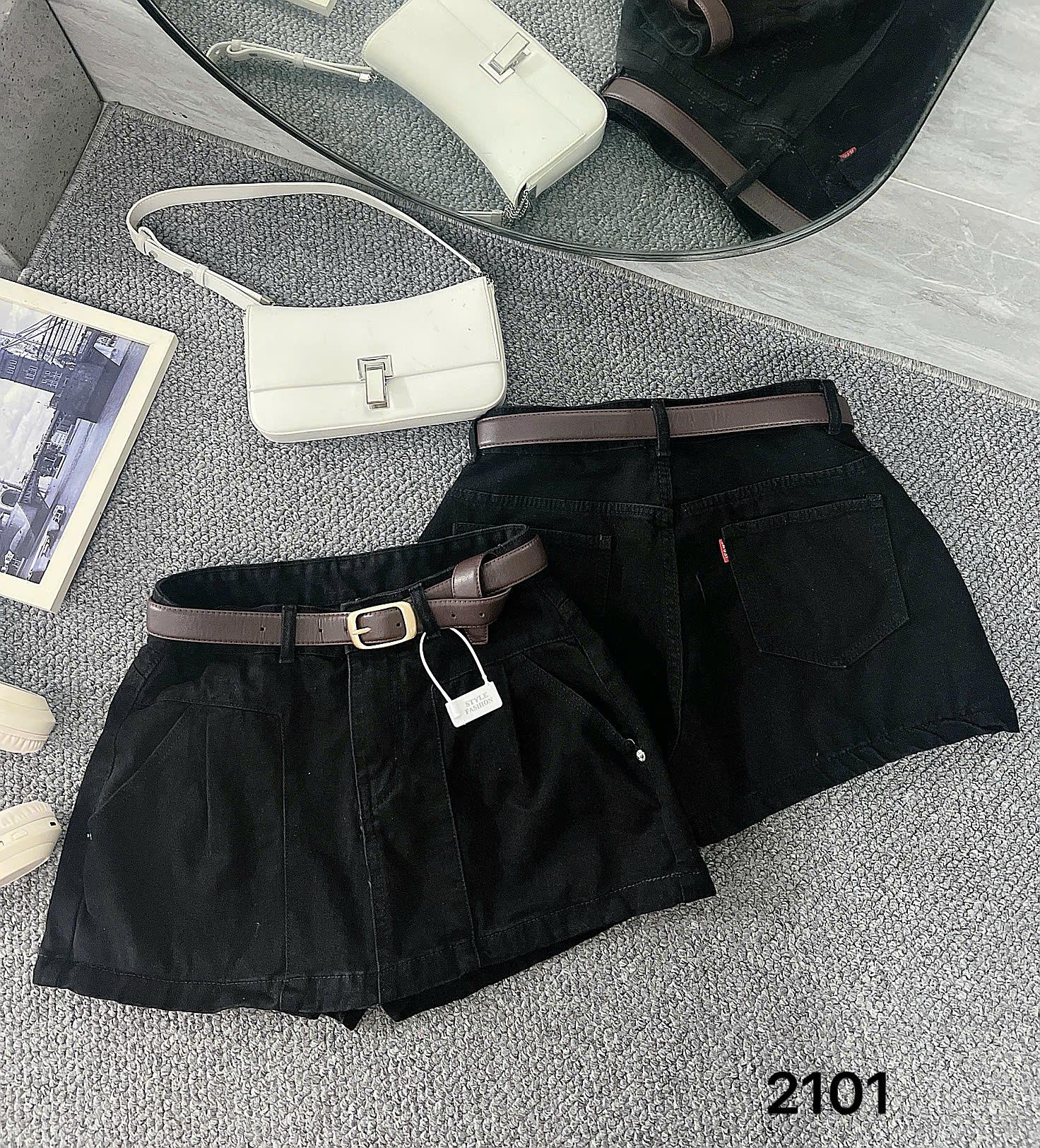 Quần váy jean xếp ly kiểu bigsize QVJ2101 dành cho nàng béo mập từ 55-90kg_thumbnail_17