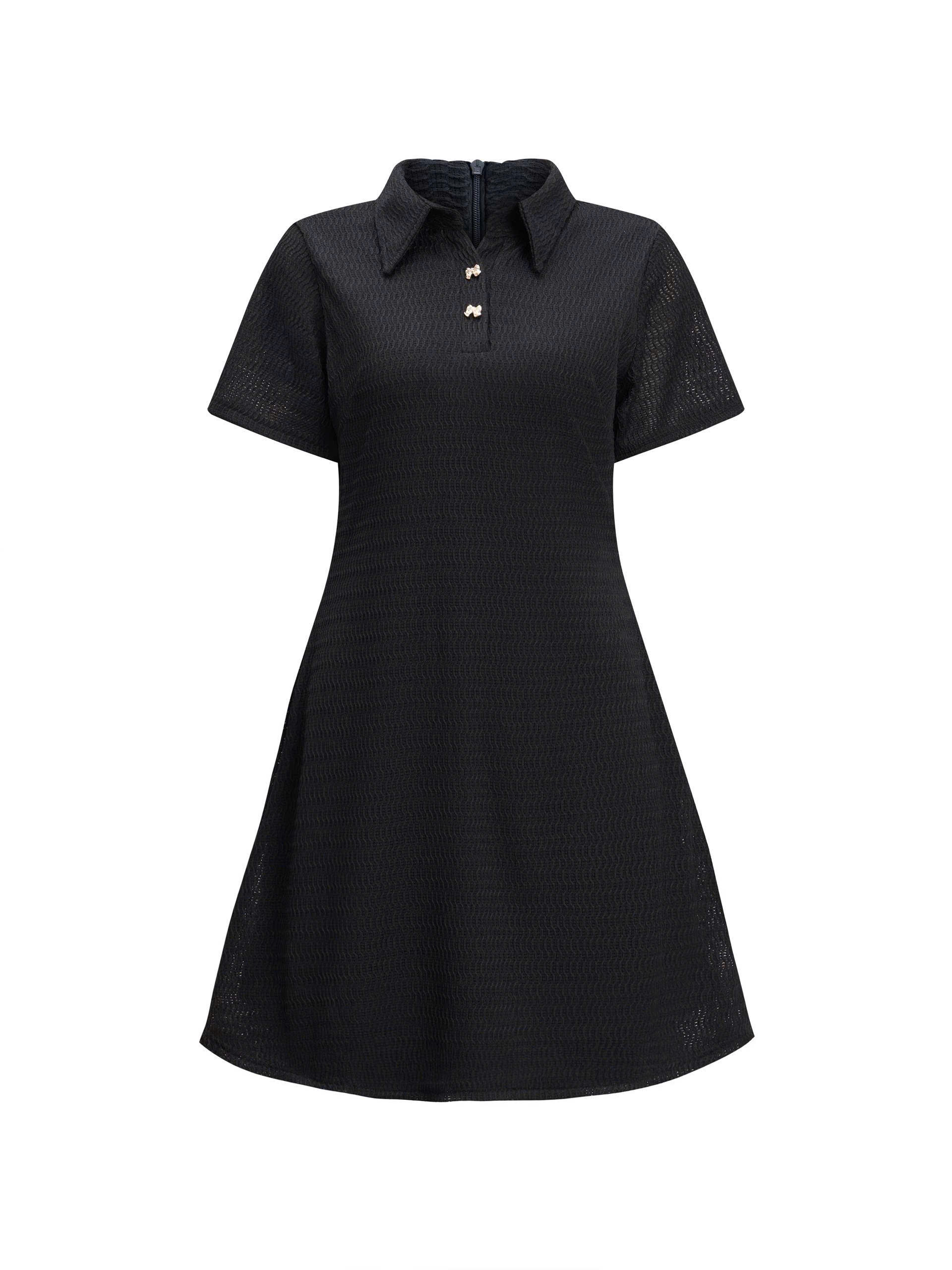 BIGSIZE - Đầm dáng A thun sọc kiểu V-DA199