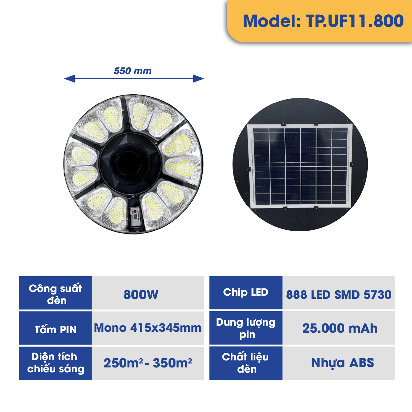 Đèn UFO hoa cúc 3 màu ánh sáng năng lượng mặt trời_thumbnail_7