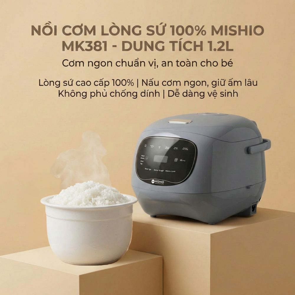Nồi cơm điện lòng sứ dưỡng sinh 1.2L Mishio MK381_thumbnail_23