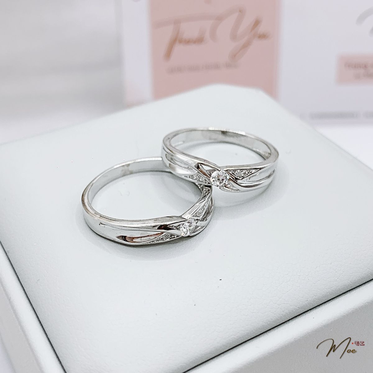 ĐN91 - Nhẫn đôi vàng trắng 10karas sóng biển vĩnh cửu_thumbnail_1
