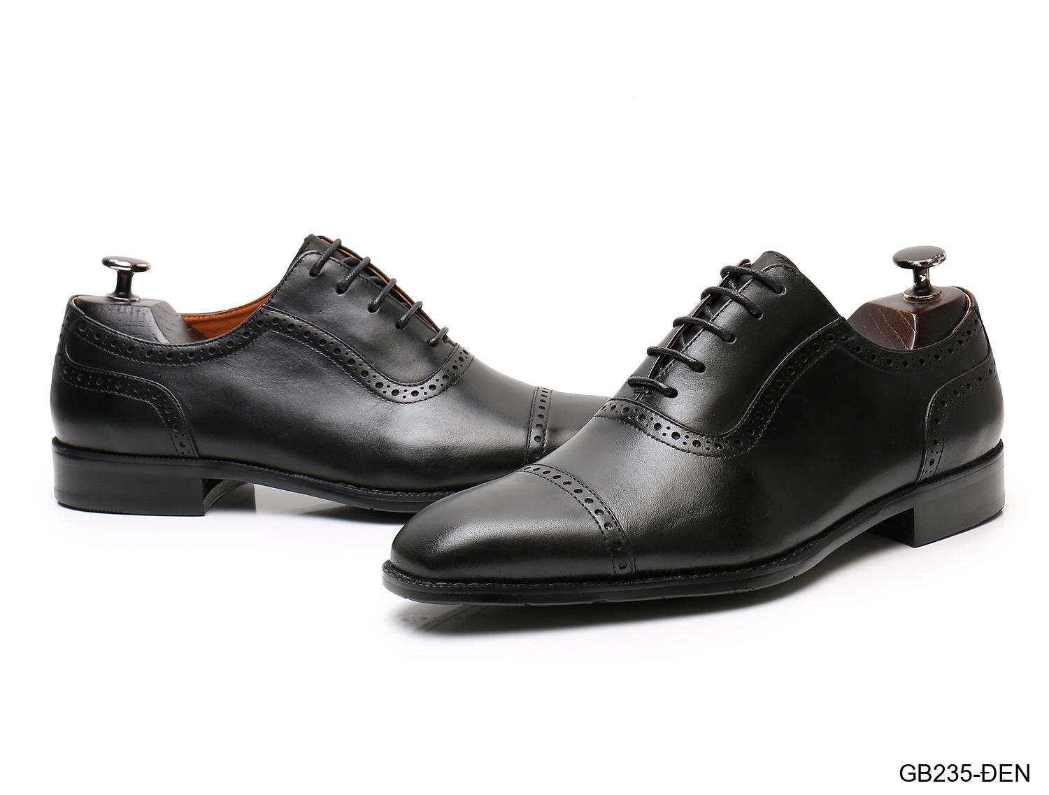 GB235 - Giày Oxford Nam Da Bò Phong Cách Anh Quốc, Thiết Kế Đục Lỗ Tinh Tế, Chống Trượt Thoáng Khí_thumbnail_7