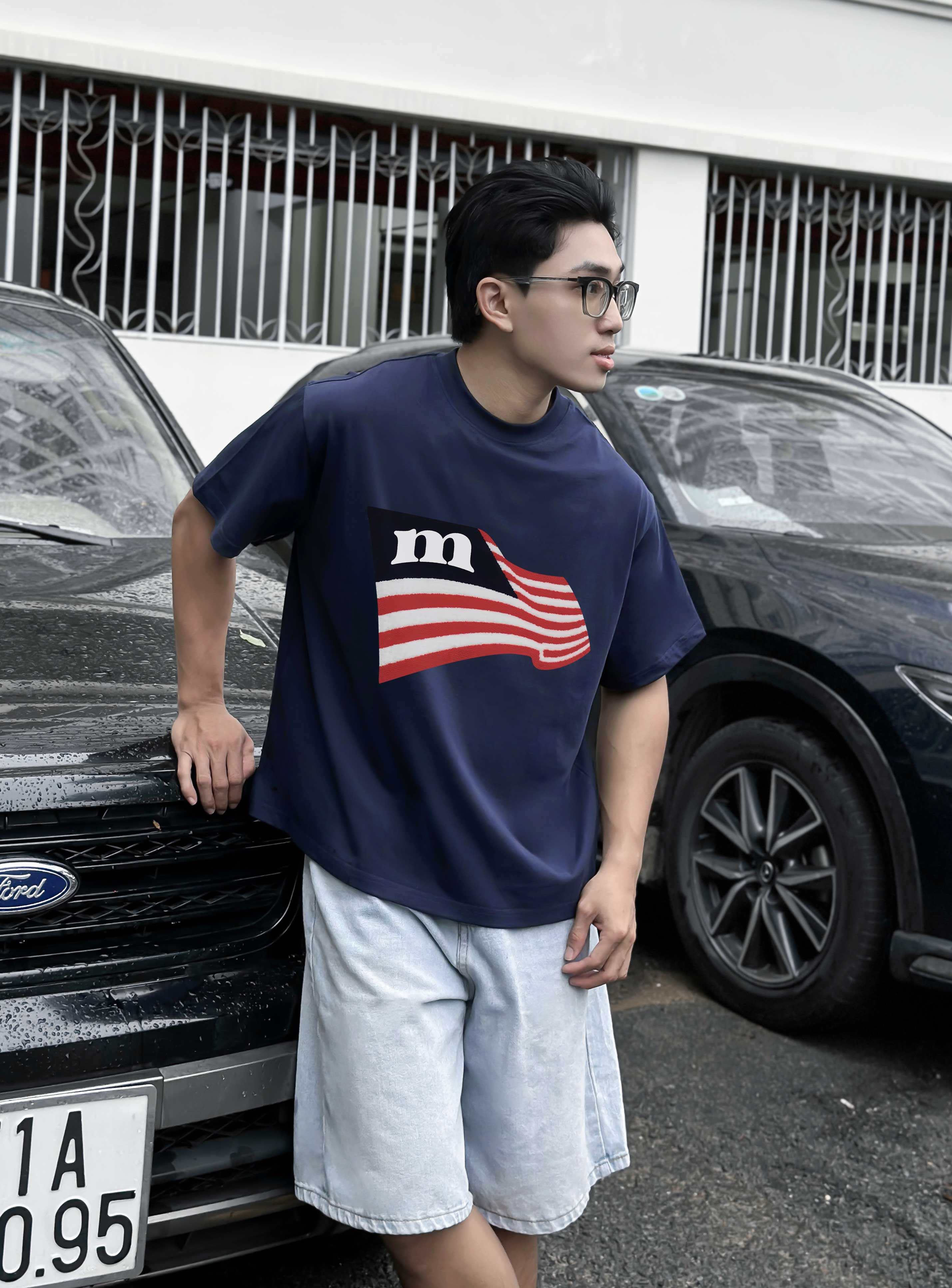 Áo thun nam form boxy AXD2415 Miucho Club vải cotton 2 chiều thoáng mát cổ tròn in mix_thumbnail_5