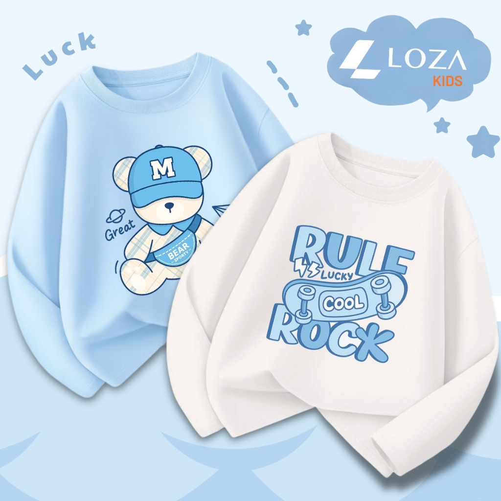 Áo thun dài tay bé trai in hình nhiều mẫu - Loza Kids G0428_thumbnail_1