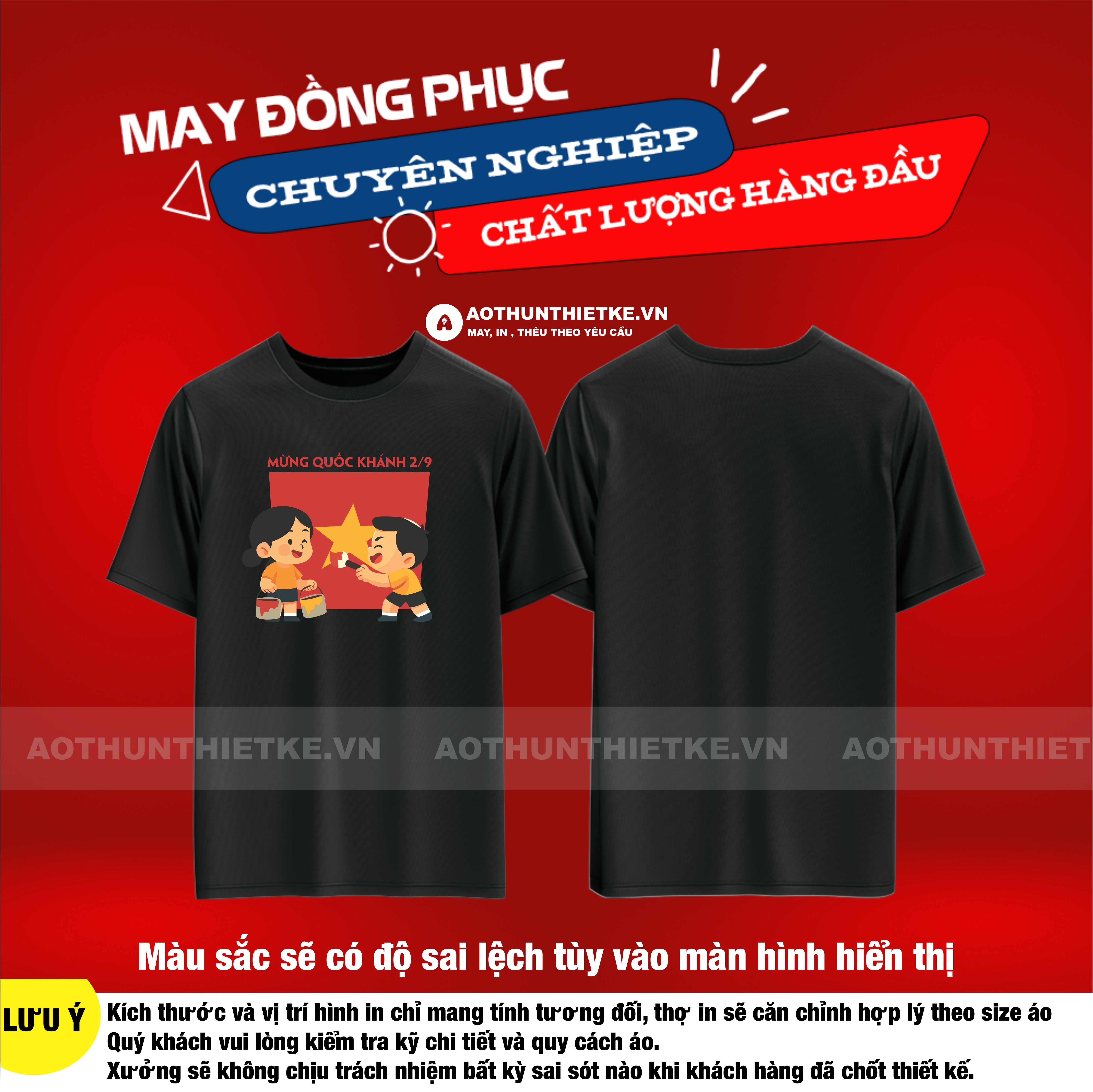 Áo Thun Mừng Quốc Khánh 2/9