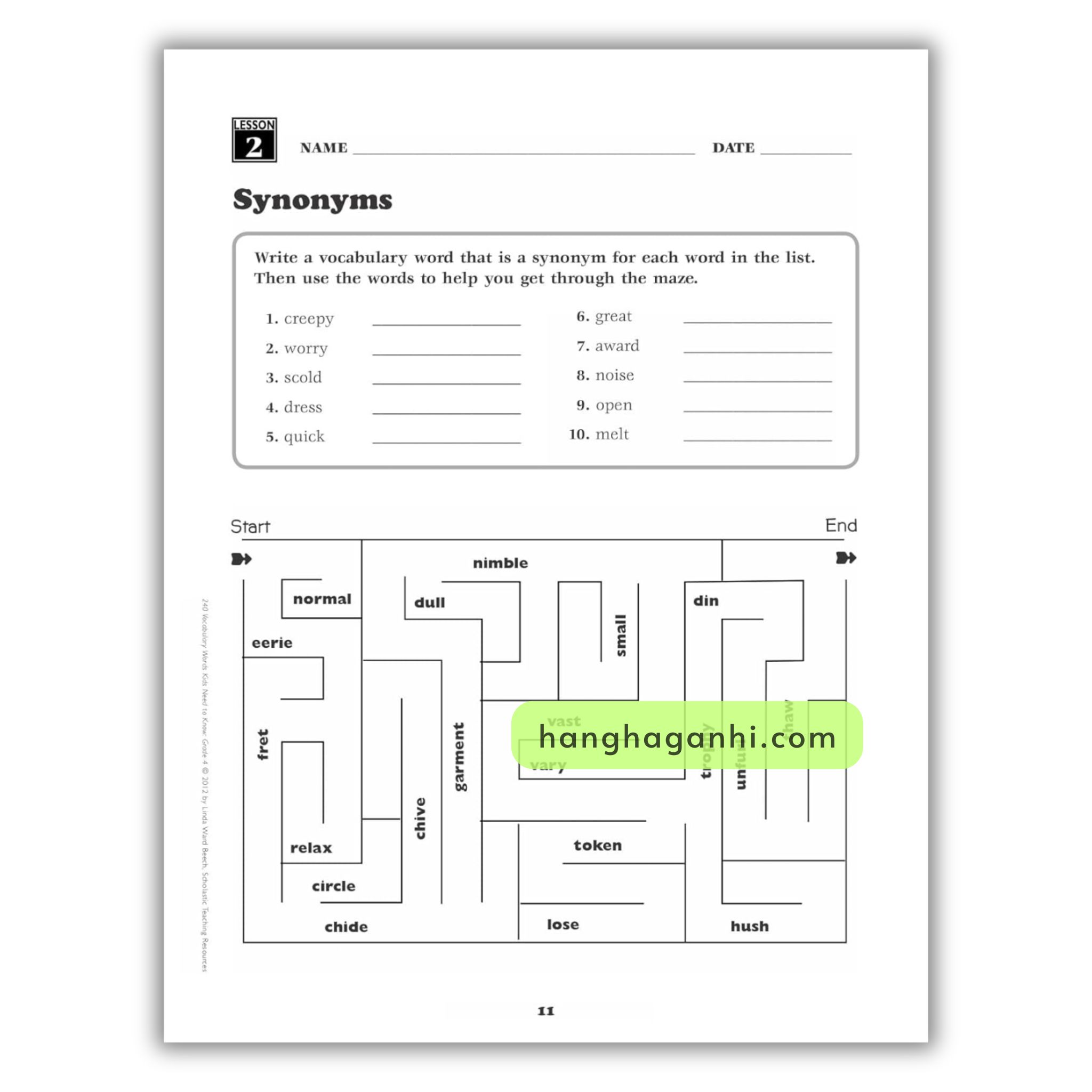 Sách 240 Vocabulary Words Kids Need To Know – Trọn bộ 6 cuốn_thumbnail_13