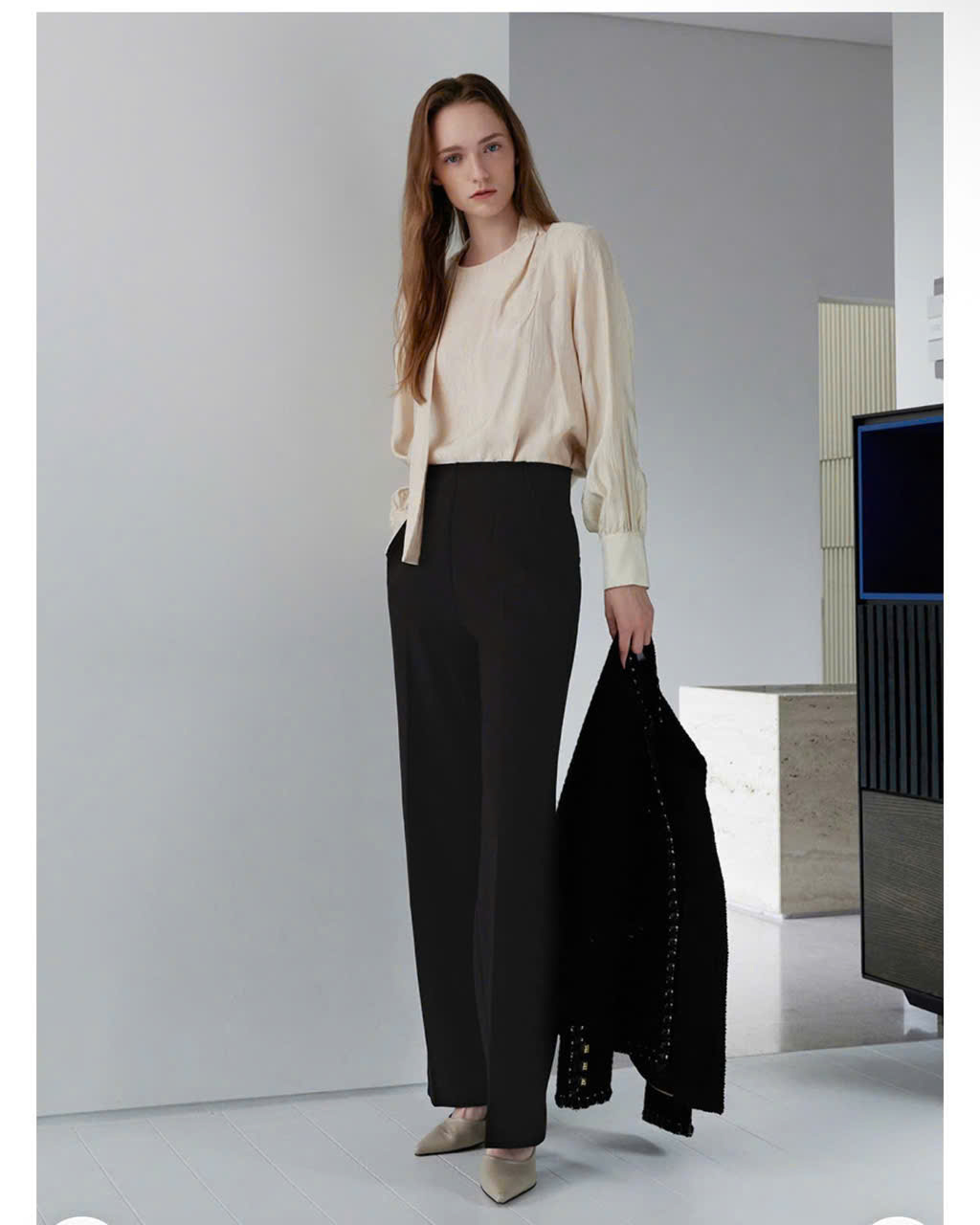 QT217- Quần tây Hàn lót lông